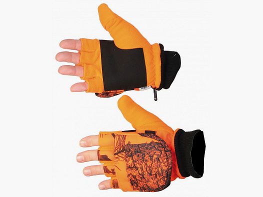 Somlys Handschuhe Fäustling Fleece Orange Camou
