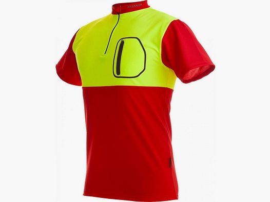 Pfanner Zipp-Neck Shirt Manches Courtes