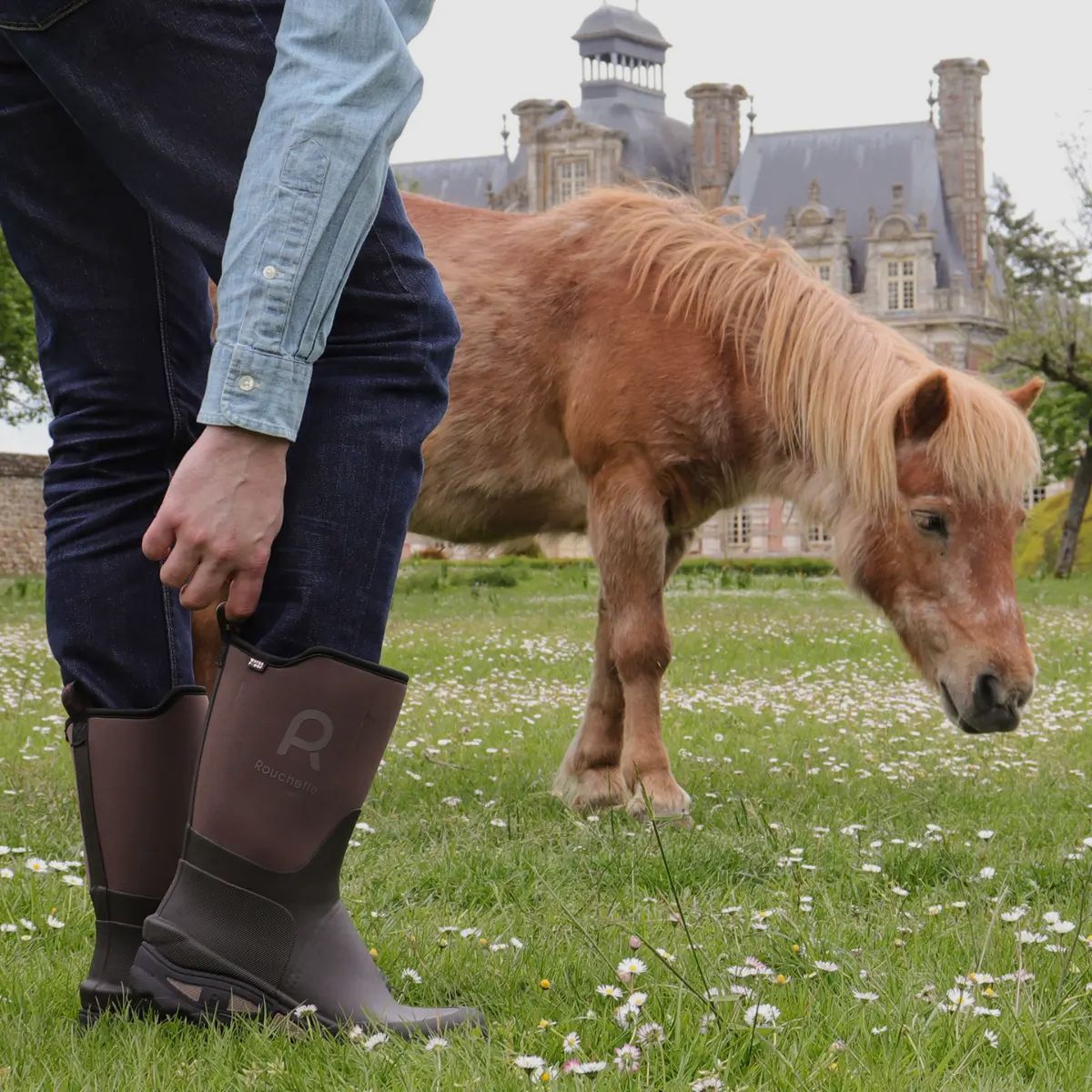 Rouchette Boots Clean Garden