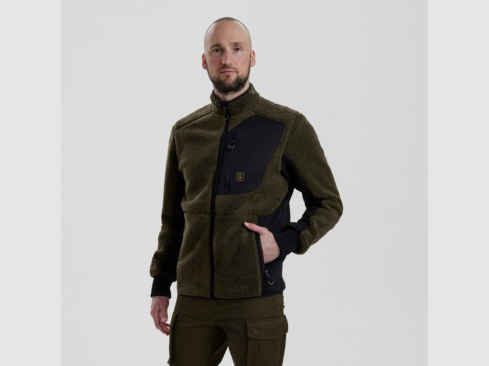 Rogaland Faserpelzjacke - Adventure Green – Größe: S