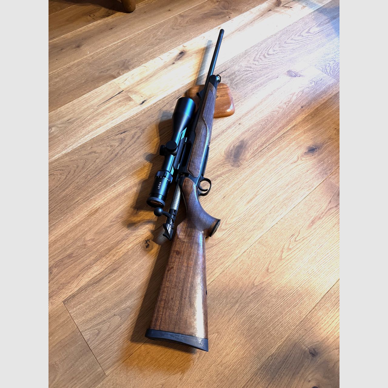 Sauer 404 .308 Win, steel system, with Leica Fortis 6, 2nd stock pair and extensive accessories - as good as new