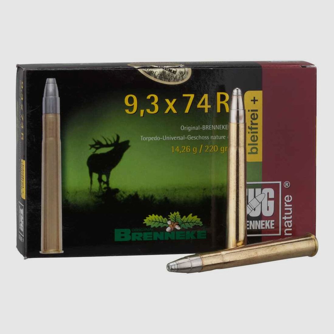9.3x74 R TUG nature+ 14.3g/220grs. Brenneke