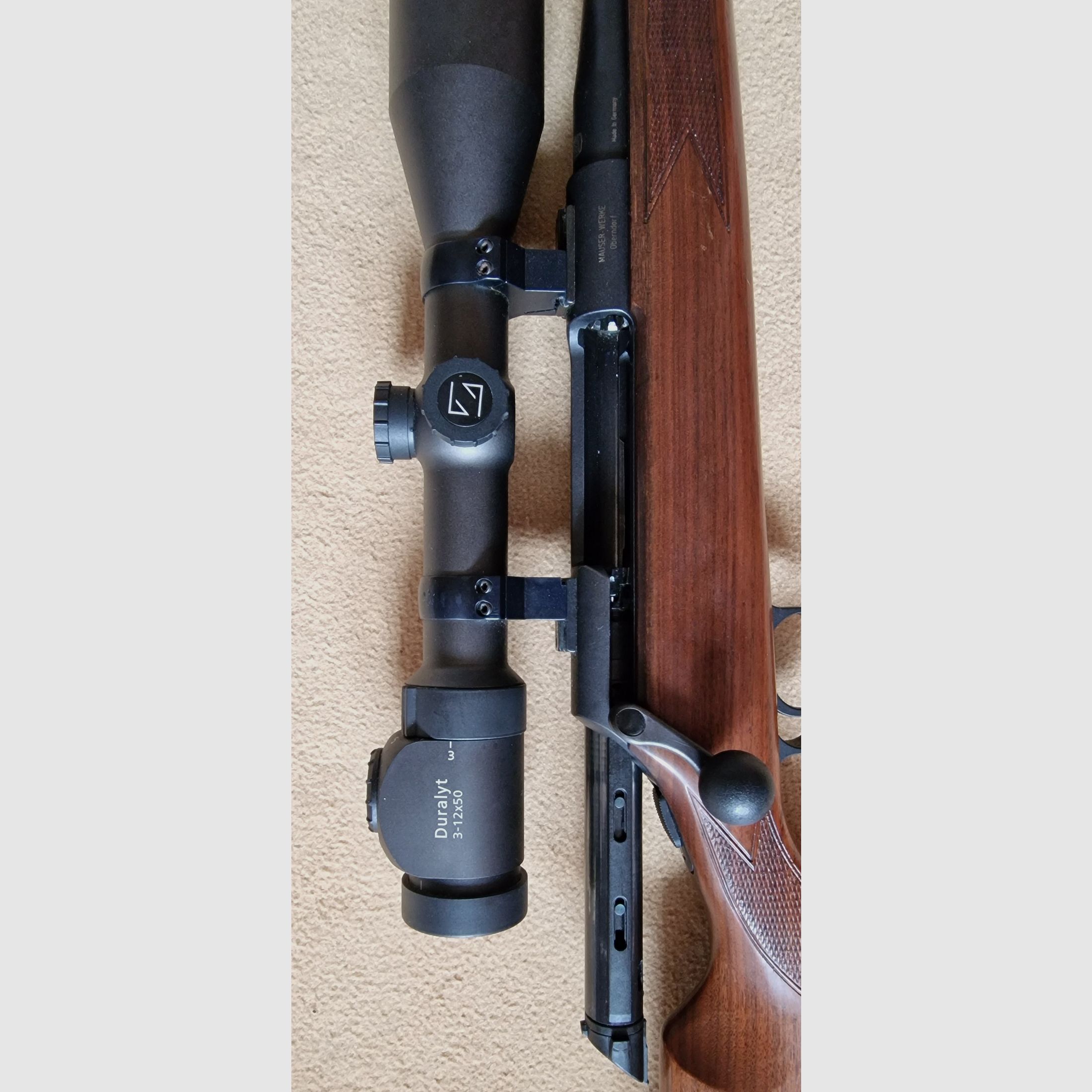 Mauser M96 with optics and silencer