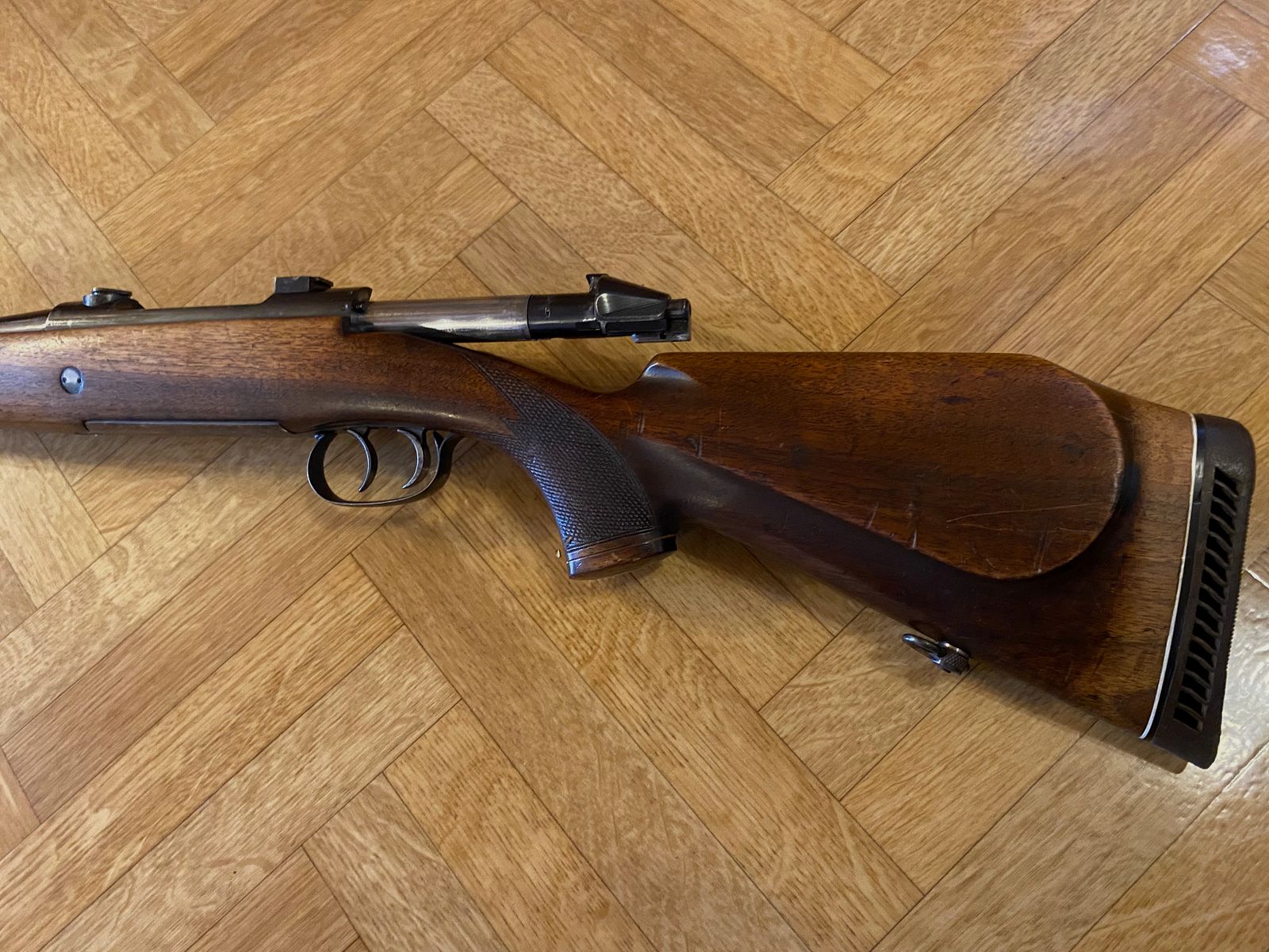 Steyr M72 7x64 repeating rifle Steyr swivel mount