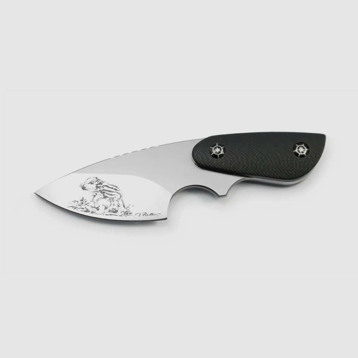 PUMA IP wild boar piglet, G10 black, Neck-Knife