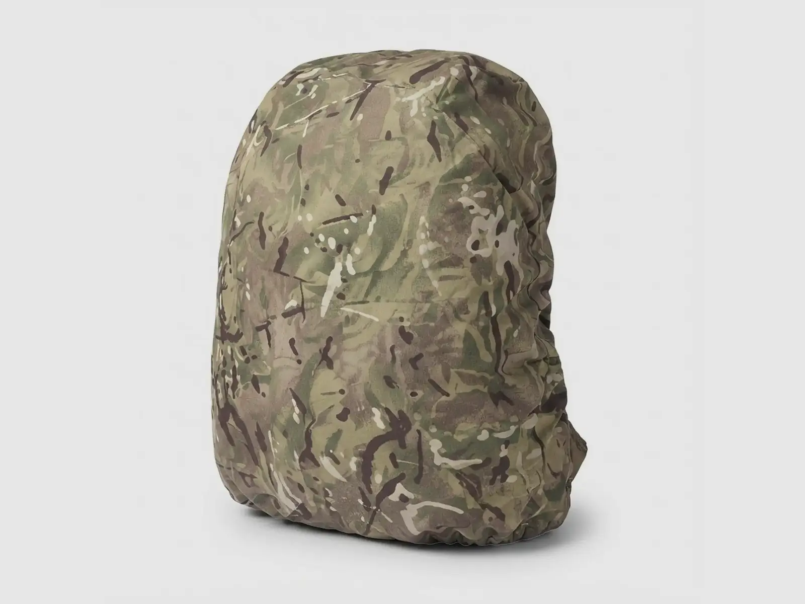 British Army large MTP camouflage rucksack cover used