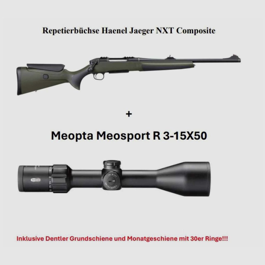 HAENEL JAEGER NXT Composite - Komplettangebot Set