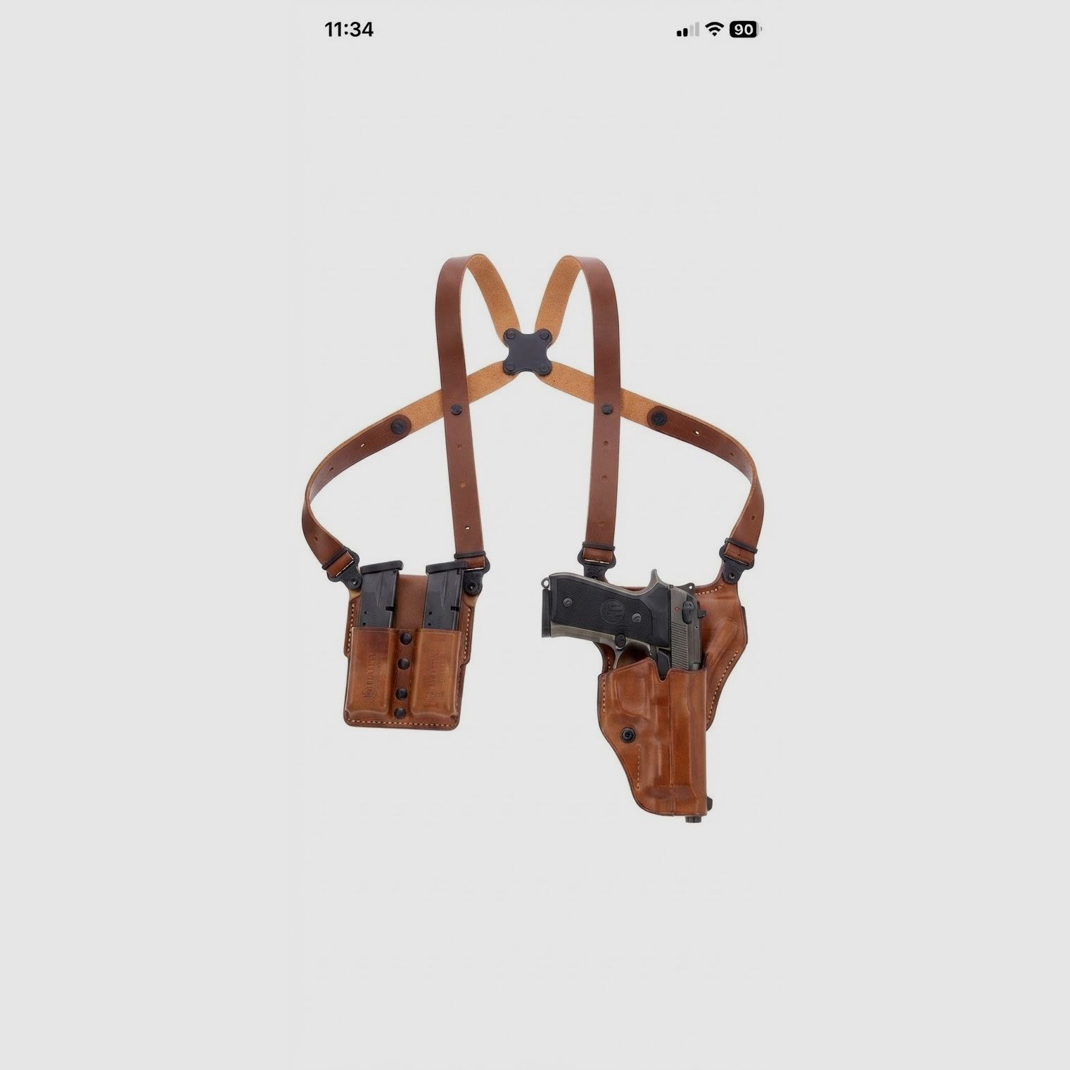Oryginalny Galco Miami Classic kabura na ramię (Beretta 92/92FS)