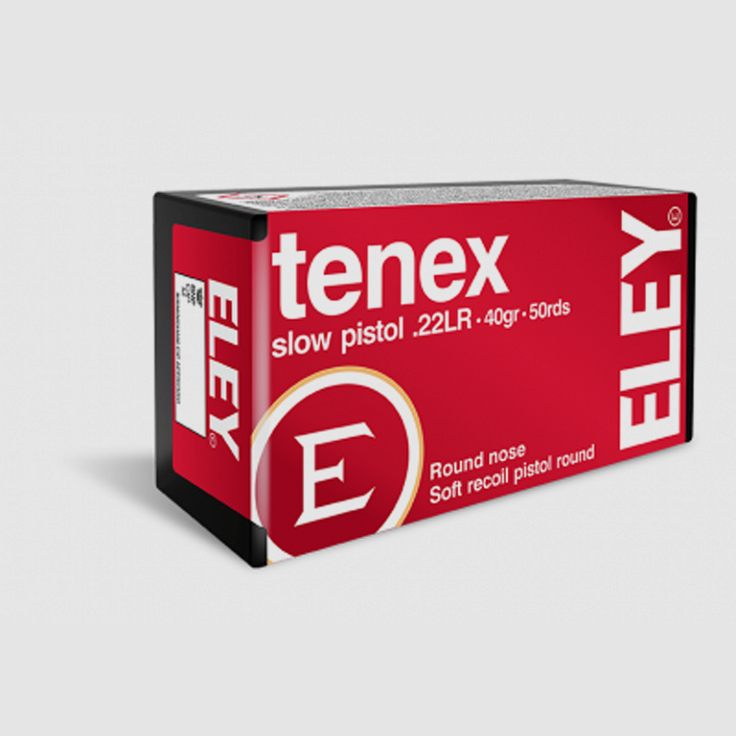 Eley Kal.22 LR 2,6g Round Nose Tenex Pistol Slow 50Stk.