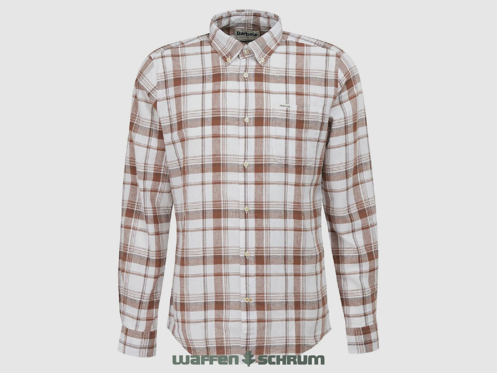 Barbour Hemd Ezra Tailored rust