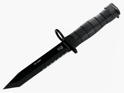 EICKHORN Bajonett SG2000, Original G36-Aufnahme G36 partieller Wellenschliff ohne Wire Cutter