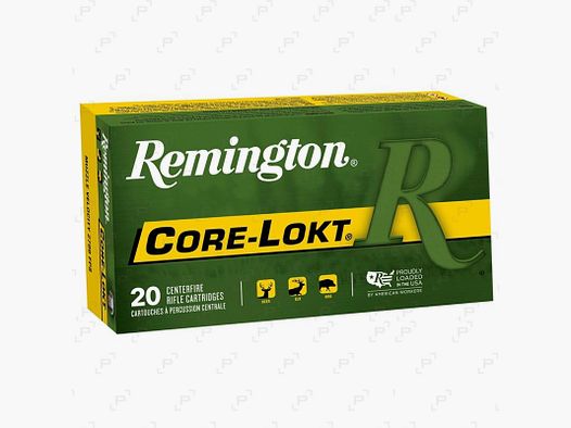 Box mit 20 Patronen für Großwild REMINGTON CORE LOKT Kaliber .280 REM - 150 GR