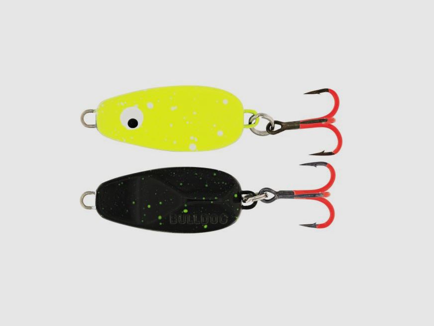 Westin Bulldog 3.3 cm 4 g Black Chartreuse Splat
