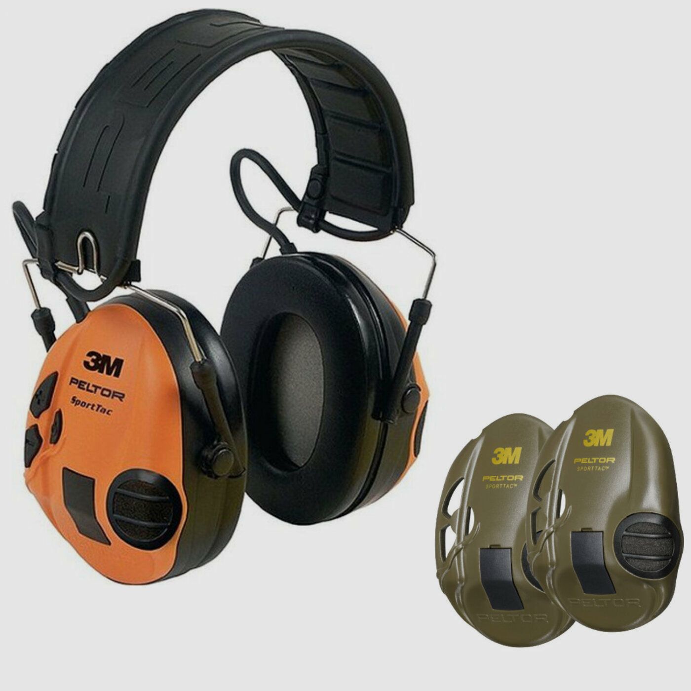3M Peltor SportTac​ oliv/orange Gehörschutz