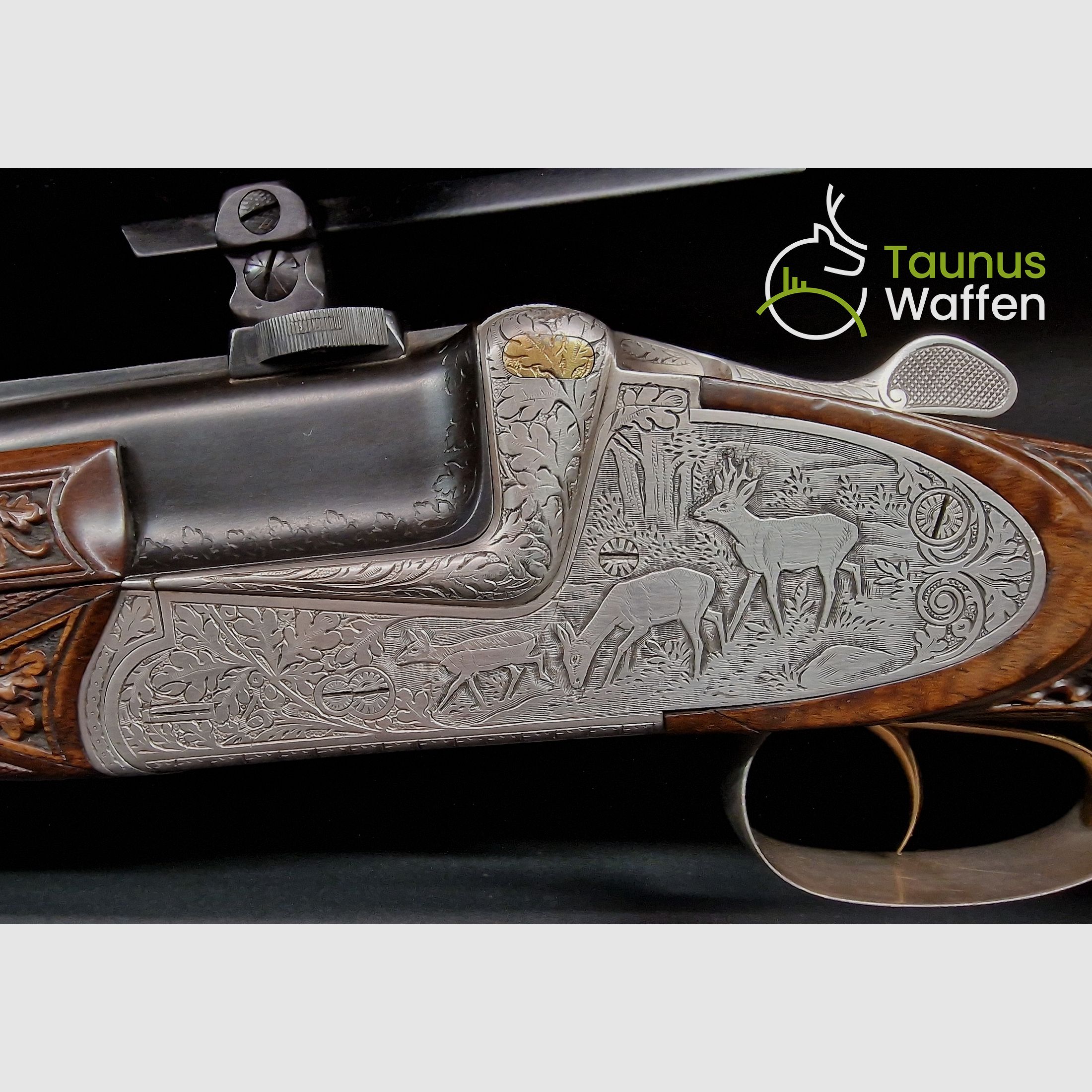 Triumph drilling Bock drilling Josef Just Ferlach with Bock double rifle interchangeable barrel taunus-waffen.de