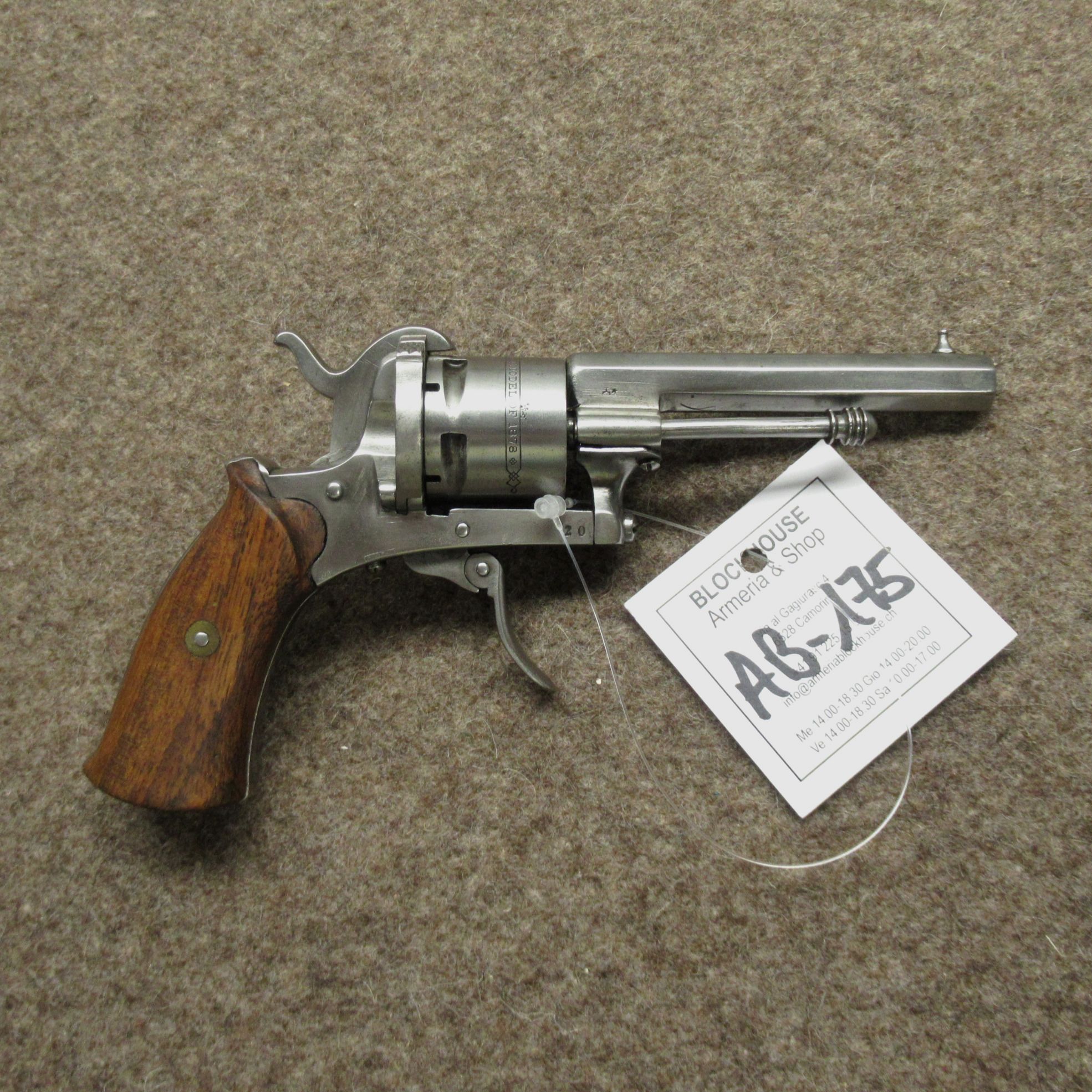 AB-175 Revolver THE GUARDIAN American Model of 1878 Kal. 7mm spillo, Bild 1 von 5