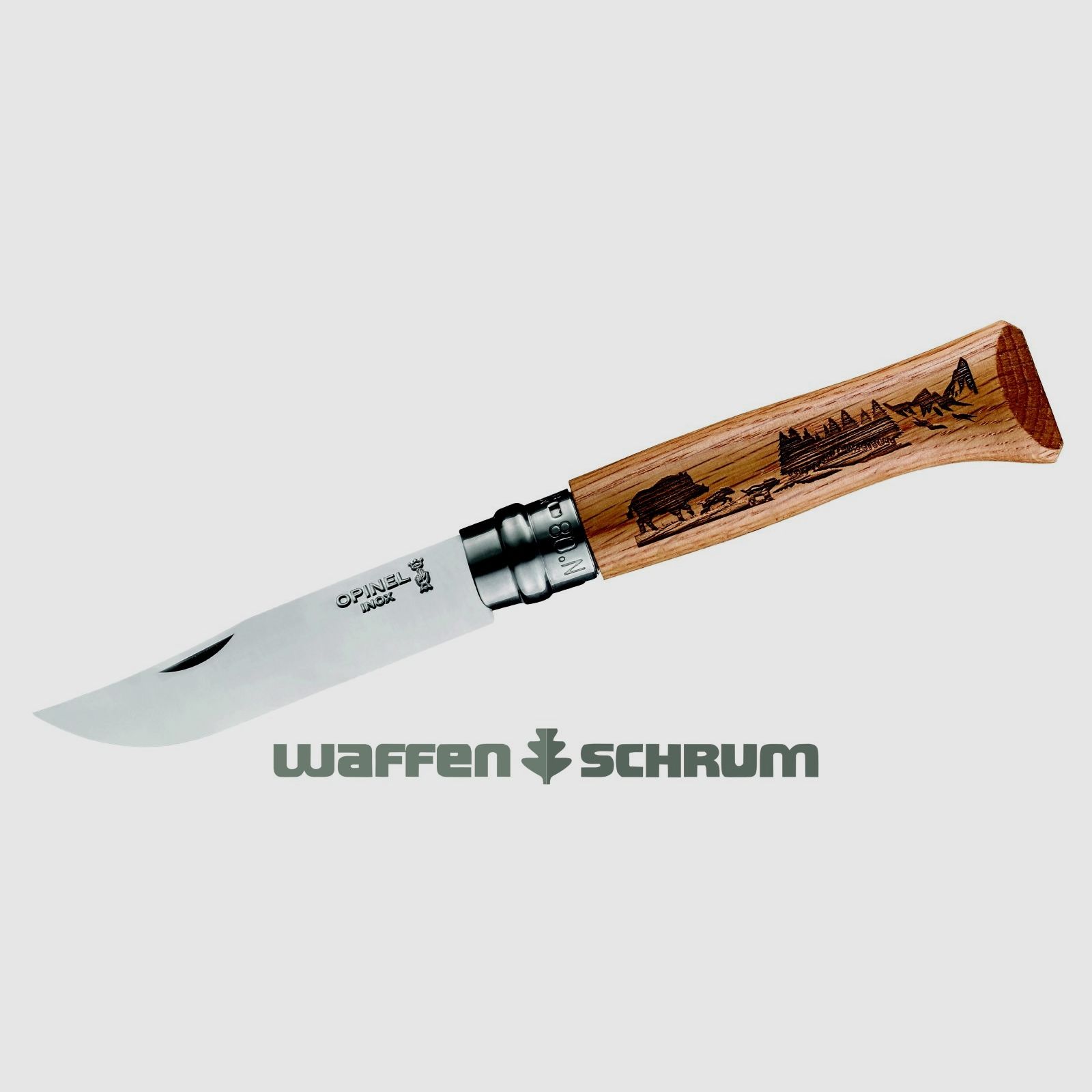 Opinel Opinel-Messer Animalia  Boar rostfrei