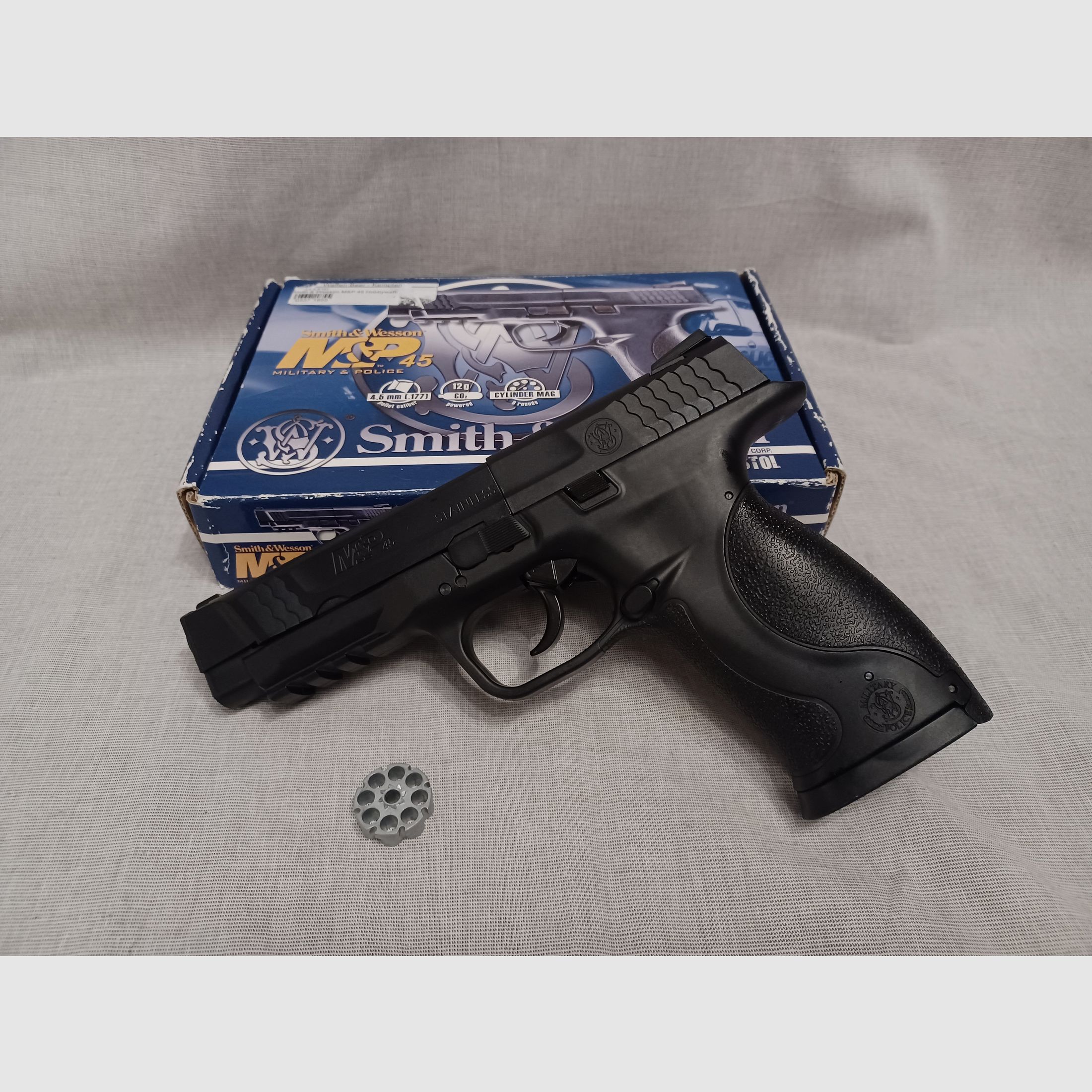 Smith & Wesson M&P 45 / 4,5 mm Diabolo / CO2 / Pistole / OVP (17)