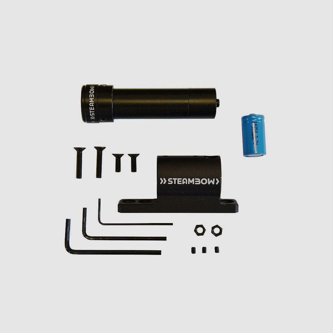 Steambow laser sight (green) for internal accessory slot