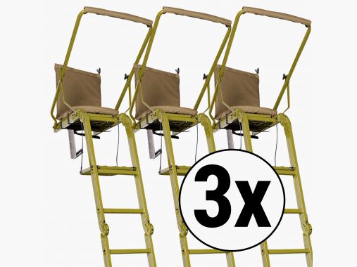 Boomzitplaats wasbeer (set van 3) |