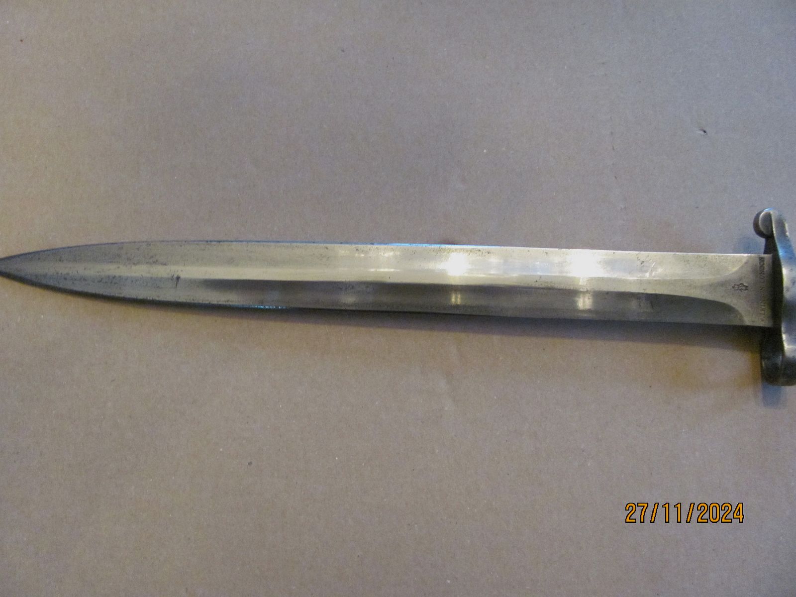 Genuine Wilkinson made Enfield 1903 pattern Royal Afghan Army bayonet