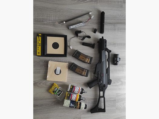 Heckler Koch G36C (M85) AEG Airsoft inkl. Zubehör Neu