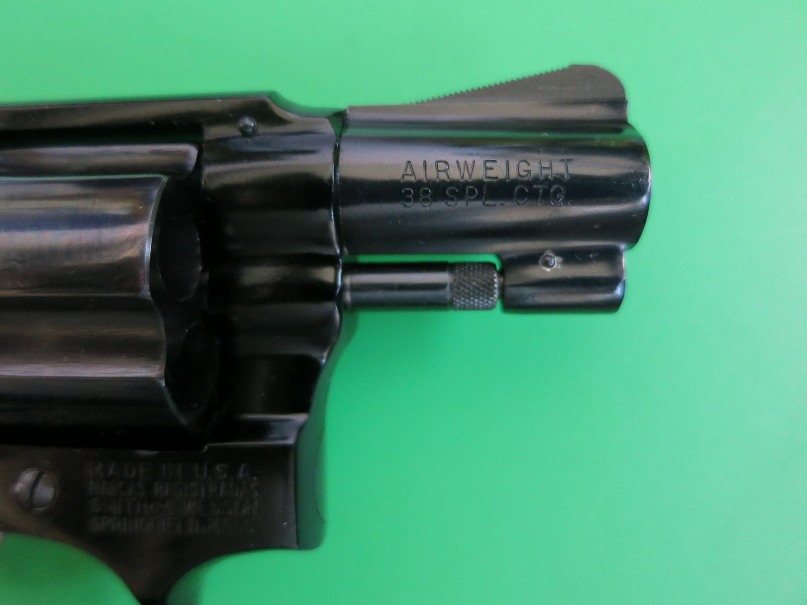 Revolver Smith&Wesson Mod. 38 Airweight Bodyguard, .38 Special, 2" Lauf, Jäger/Sammler, wie neu   #39