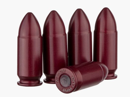 A-Zoom 131067 Pufferpatrone für Faustfeuerwaffen 9 mm Luger