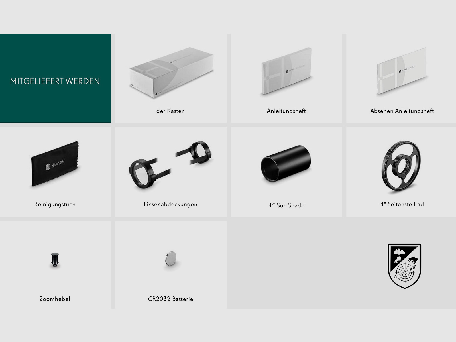 HAWKE 17251 Zielfernrohr Sidewinder 30 SF 4-16x50 SR Pro II Absehen