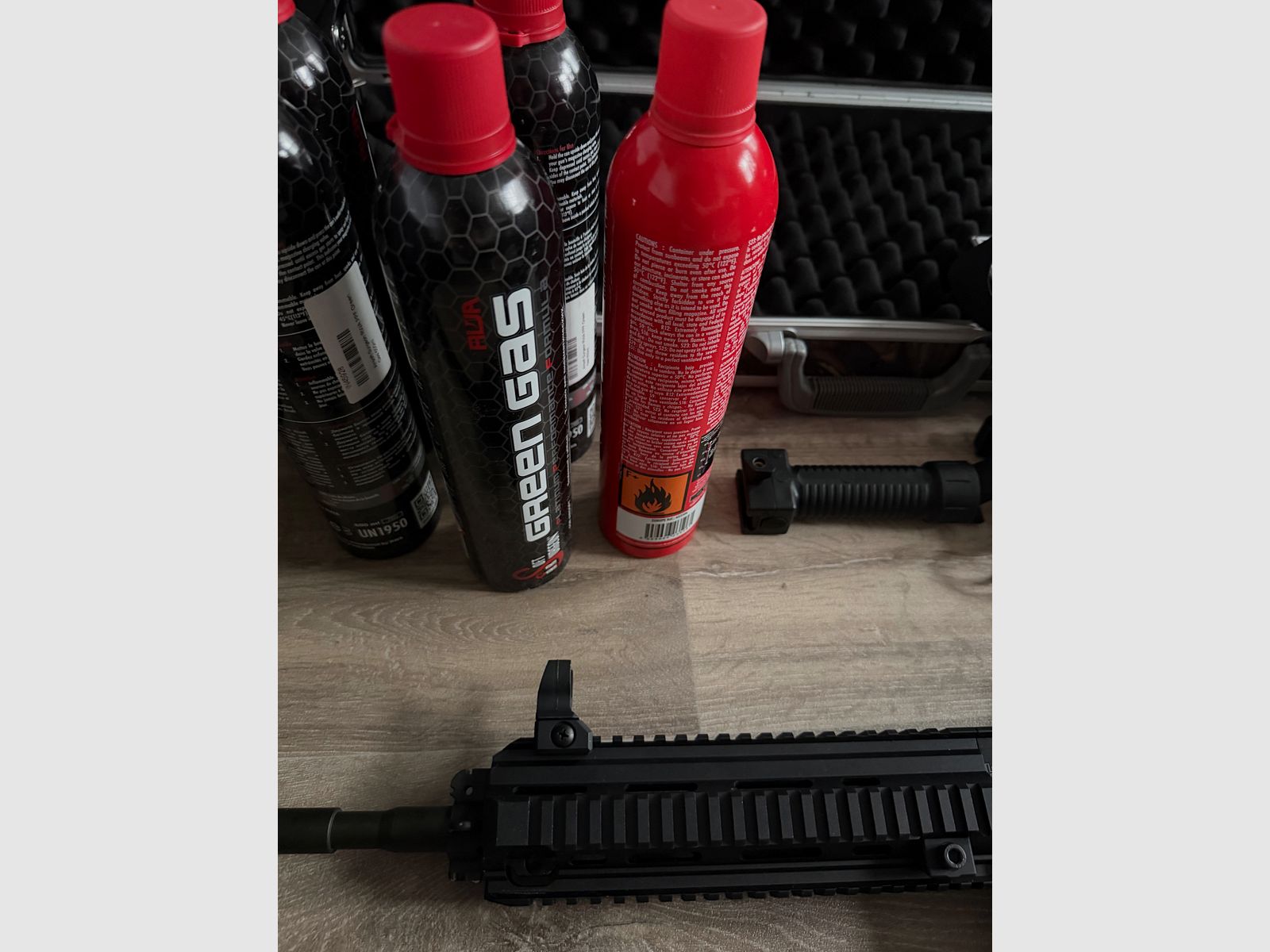 Heckler & Koch HK416 A5 Schwarz Vollmetall Softair-Gewehr Kaliber 6 mm BB Gas Blowback (P18), Bild 2 von 14