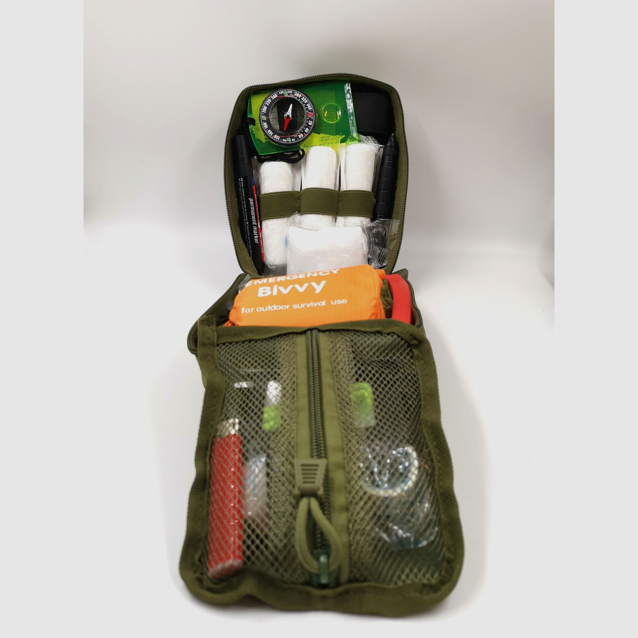 IFAK First Aid Kit Hochwertiges Outdoor Set Erste Hilfe Tasche Notfall-Trauma-Kit Verband Molle