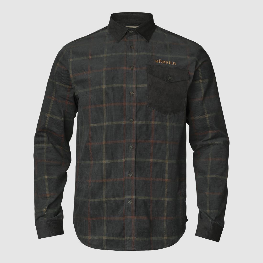 Härkila Kaldfjord Corduroy Check Shirt / Phantom, image 1 of 7