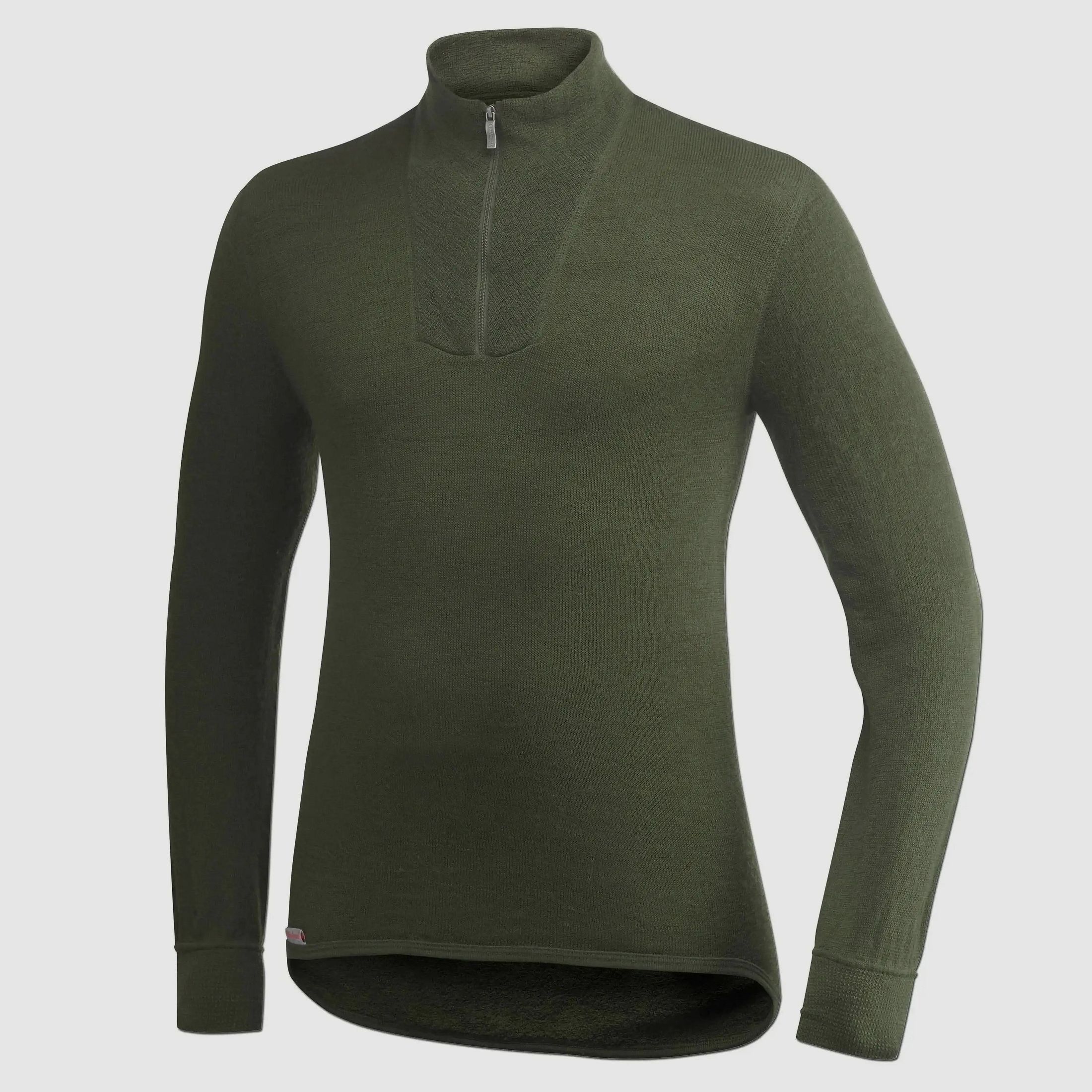 Woolpower Woolpower Rollkragenpullover Zip Turtleneck 200 - Schwarz / S Herren