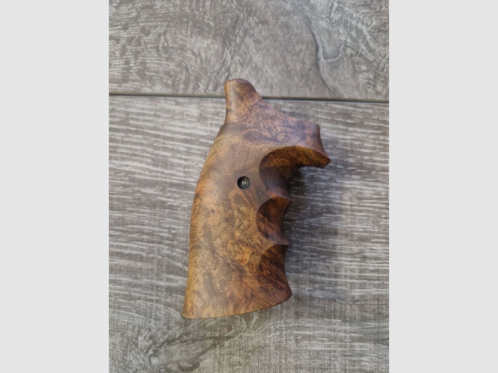 Griffschalen S&W K / L glatt Holz, Bild 2 von 2