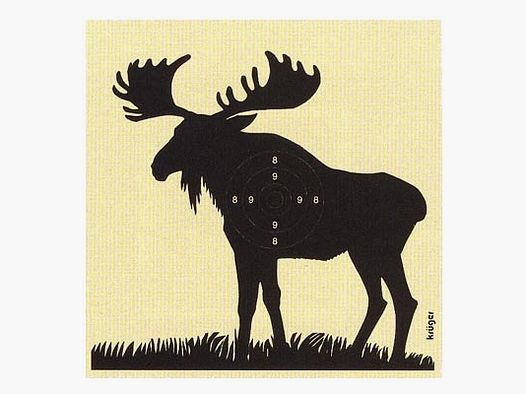 25 cibles d'élan 55x53cm