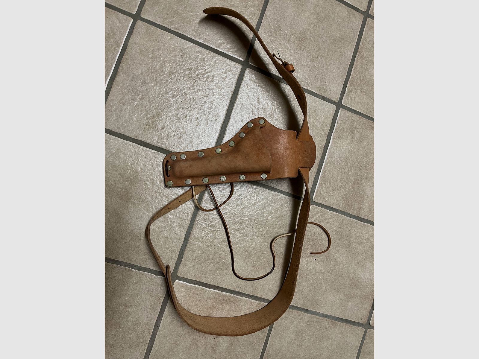 Holster en cuir Smith&Wesson long Rifle