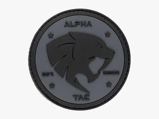 Alpha Tac Black PVC Patch
