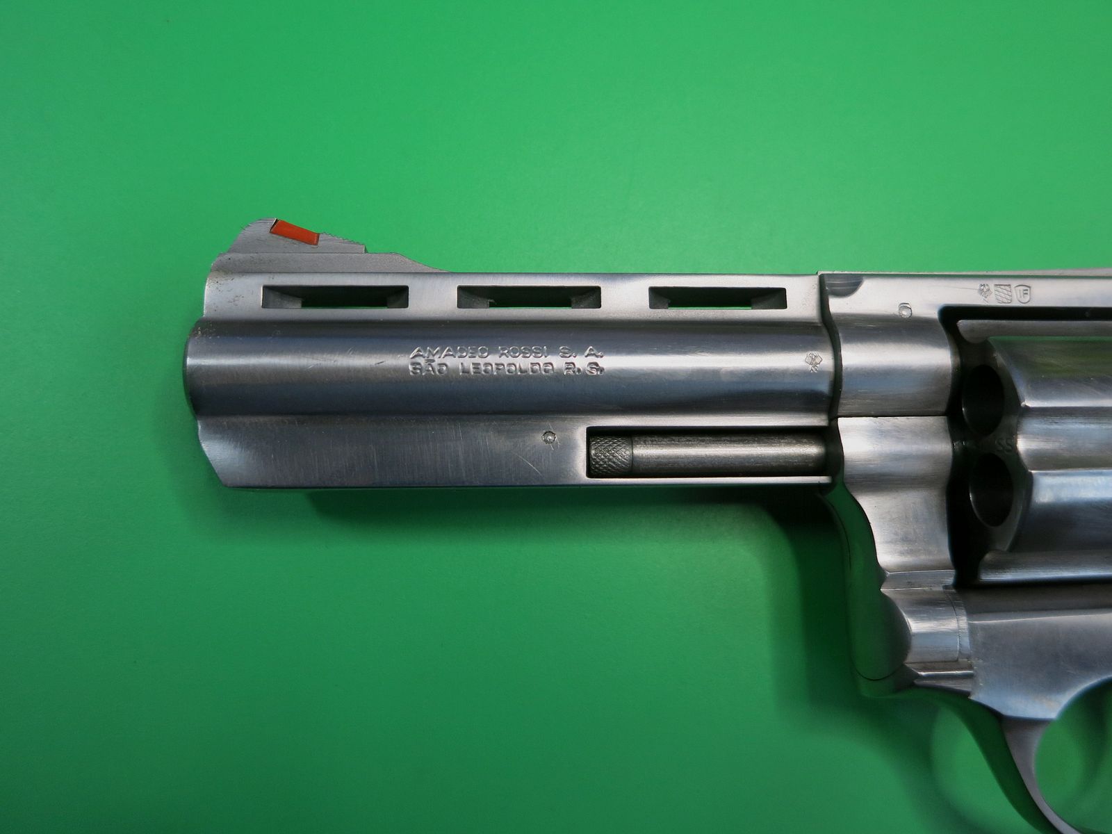 Rossi Interarms Edelstahl Revolver M851, .38 Special, 6 Schuss, DA/SA, Amadeo-Rossi M-851, Fallenjagd #17