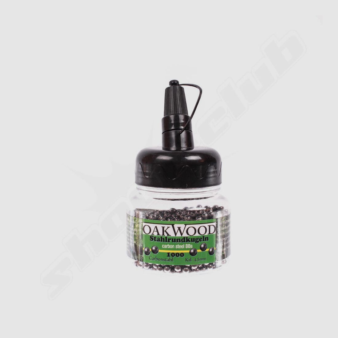 OAKWOOD Tactical Carbonstahl Kugeln BB 4,5mm -