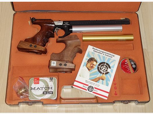 Reserviert! Pressluft Matchpistole Steyr LP im TOP Zustand mit neuer Kartusche + Zubehör
