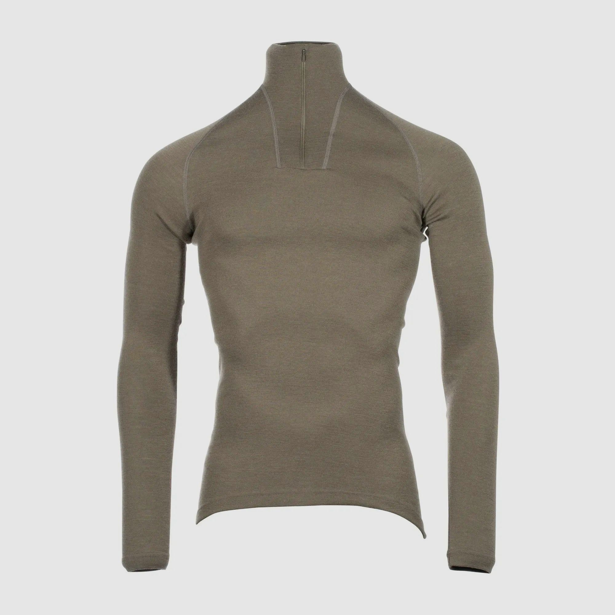Woolpower Woolpower Unterhemd Zip Turtleneck Lite pine green