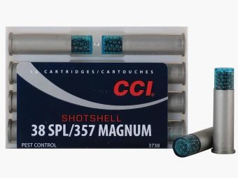 Cartucho de perdigones CCI .38 Special 100GR 10 cartuchos