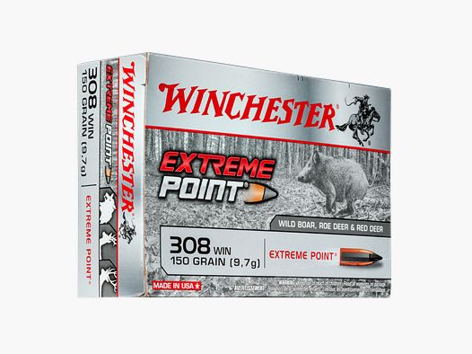 WINCHESTER 308 WIN 150 GRS EXTREME POINT 20 STK