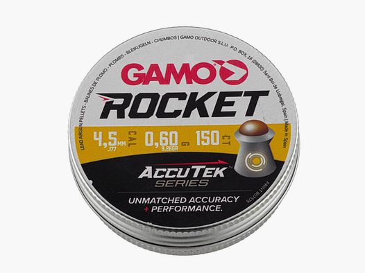 Gamo Rocket Accutek Pellets 4.5 mm