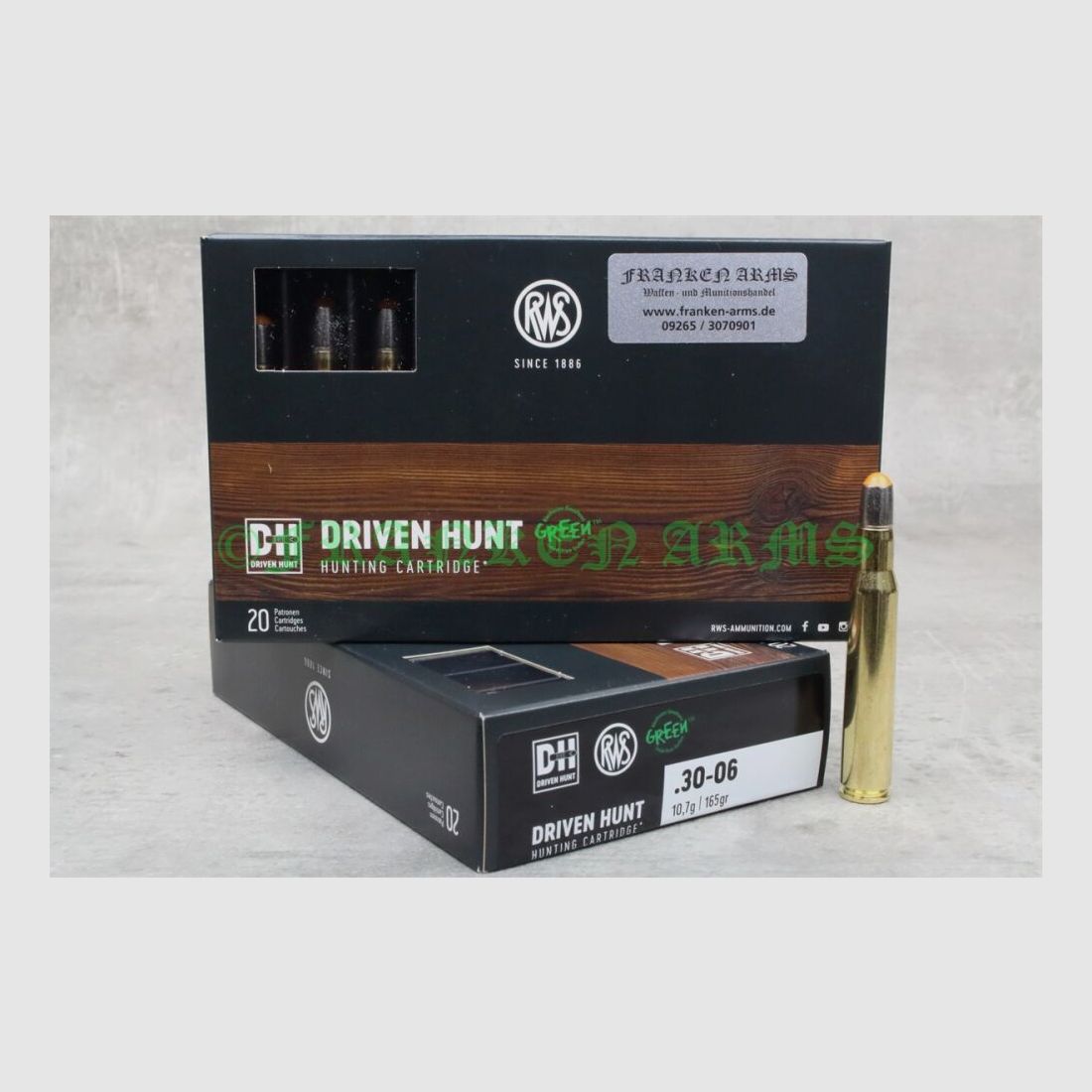 RWS POLOWANIE Z NAPĘDEM .30-06 Spr. 165g 10,7g 20 sztuk ceny hurtowe