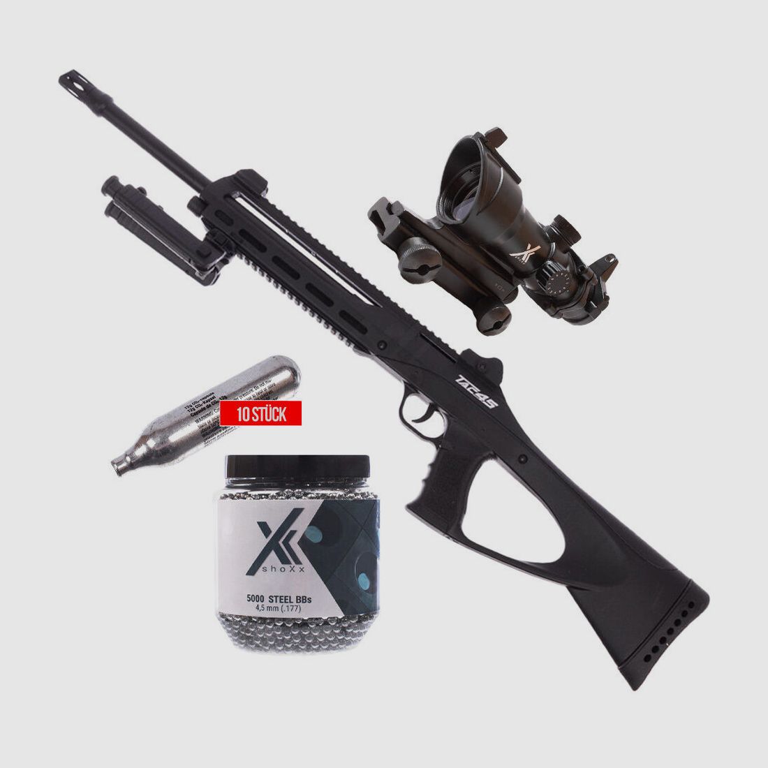 ASG TAC 4.5 Co2 Gewehr 4,5mm / Red Dot + Co2 + BB's, Bild 1 von 5