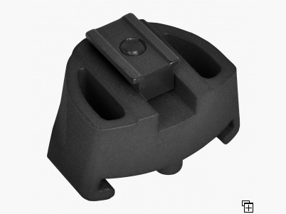 Biathlon Handstopp mit Schiessriemenbefestigung 4738-U2