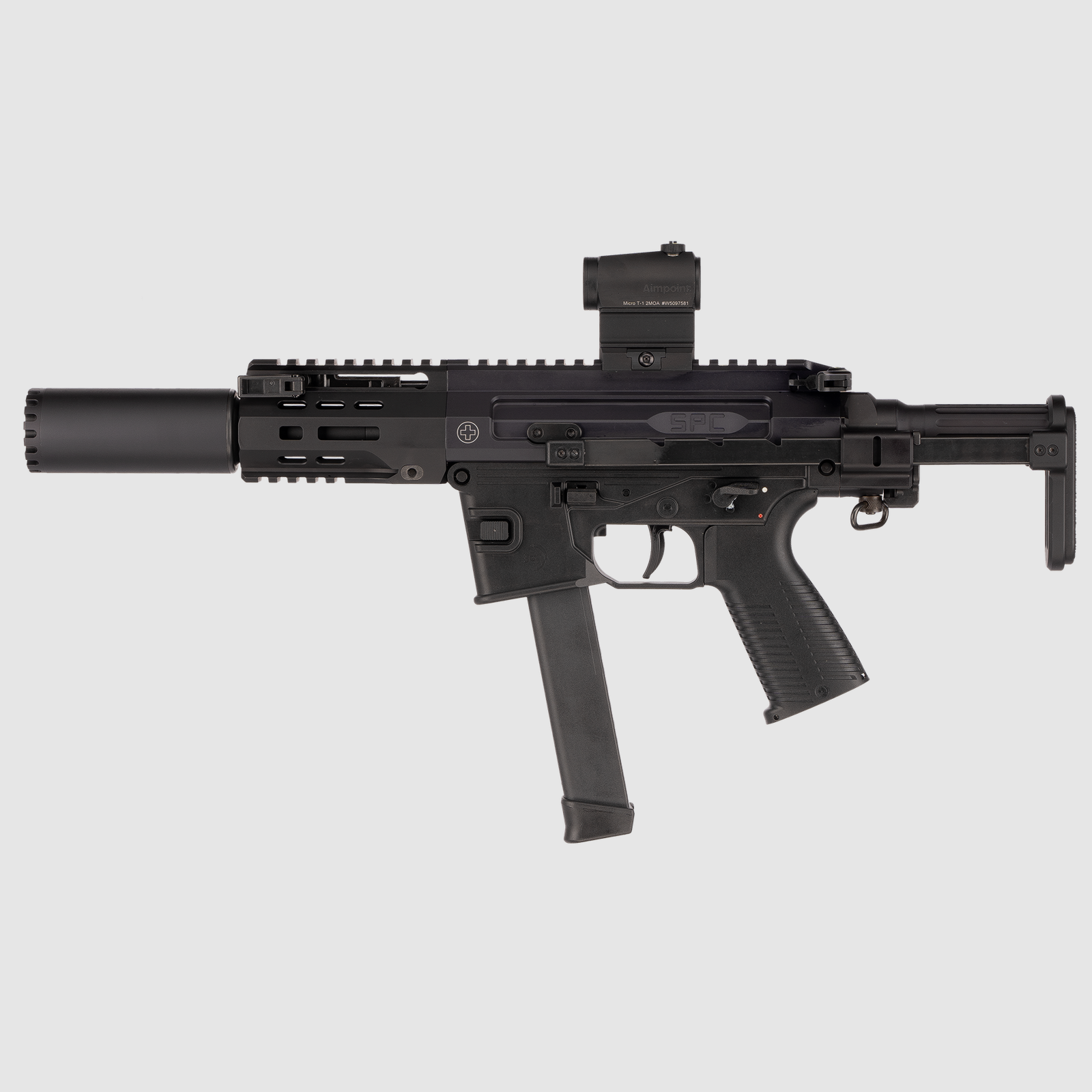 Halbautomat B&T AG SPC9 SD PDW G 9mm Para (Glock Magazine), Bild 2 von 4