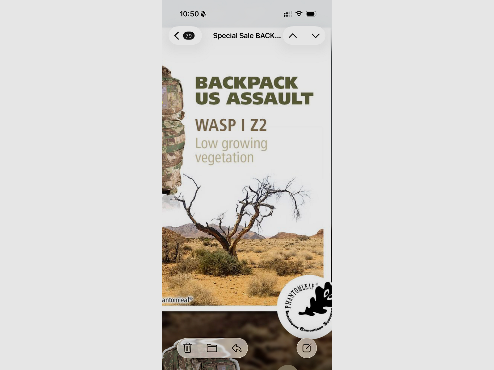 US 20lt Rucksack ASSAULT WASP I Z2, Bild 3 von 3