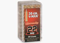 Hornady Varmint Express .22 WMR 30GR V-Max 50 cartridges